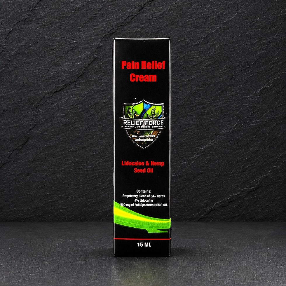 Thumbnail: wholesale Relief Force Lidocaine & Hemp Oil 15ml