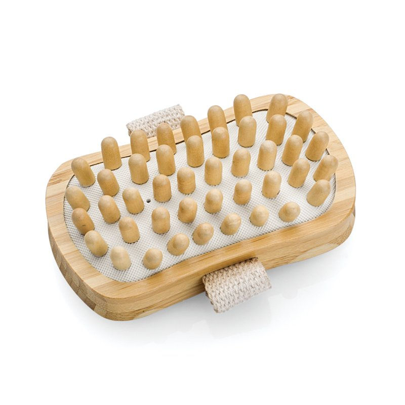 Brosse de massage en bambou