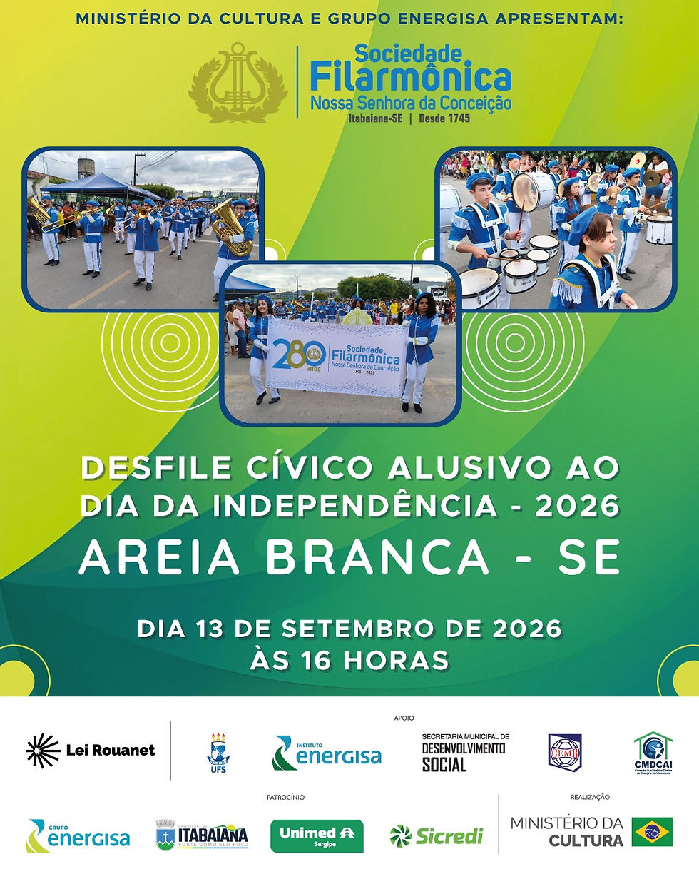 Fanfarra da SFNSC em Areia Branca!