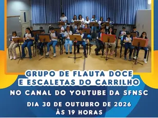 Gravação do Grupo de Flauta Doce e Escaletas do Carrilho!🎶💙