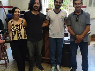 Pianista Lucas Thomazinho chega a Itabaiana, conhece as instalações do Instituto de Música para participar de ensaios com a Orquestra Sinfônica de Itabaiana para o Festival de Música de Penedo!