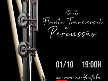 Dueto de Flauta Transversal e Grupo de Percussão