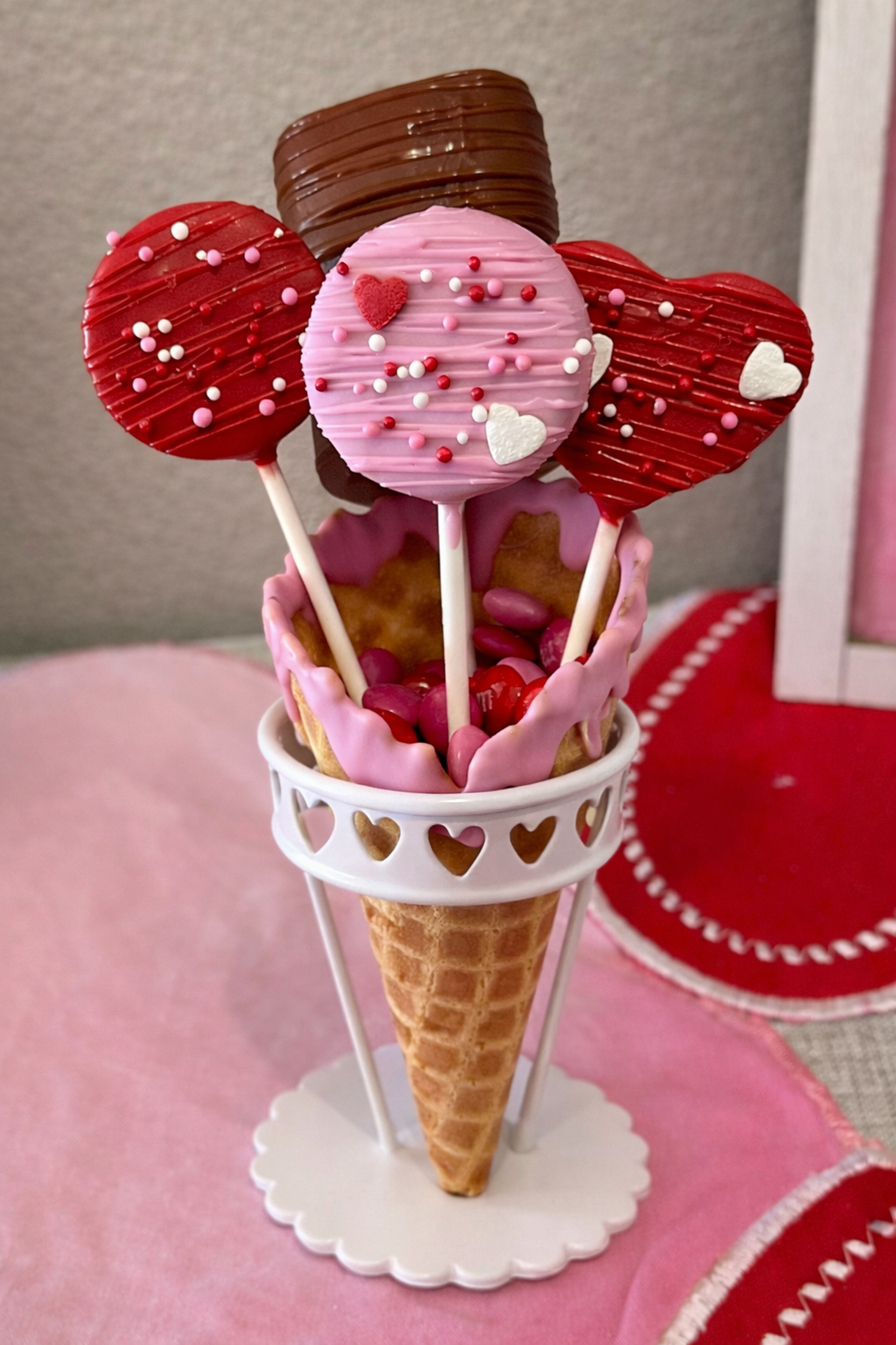 Cake Pop Sundae Cone