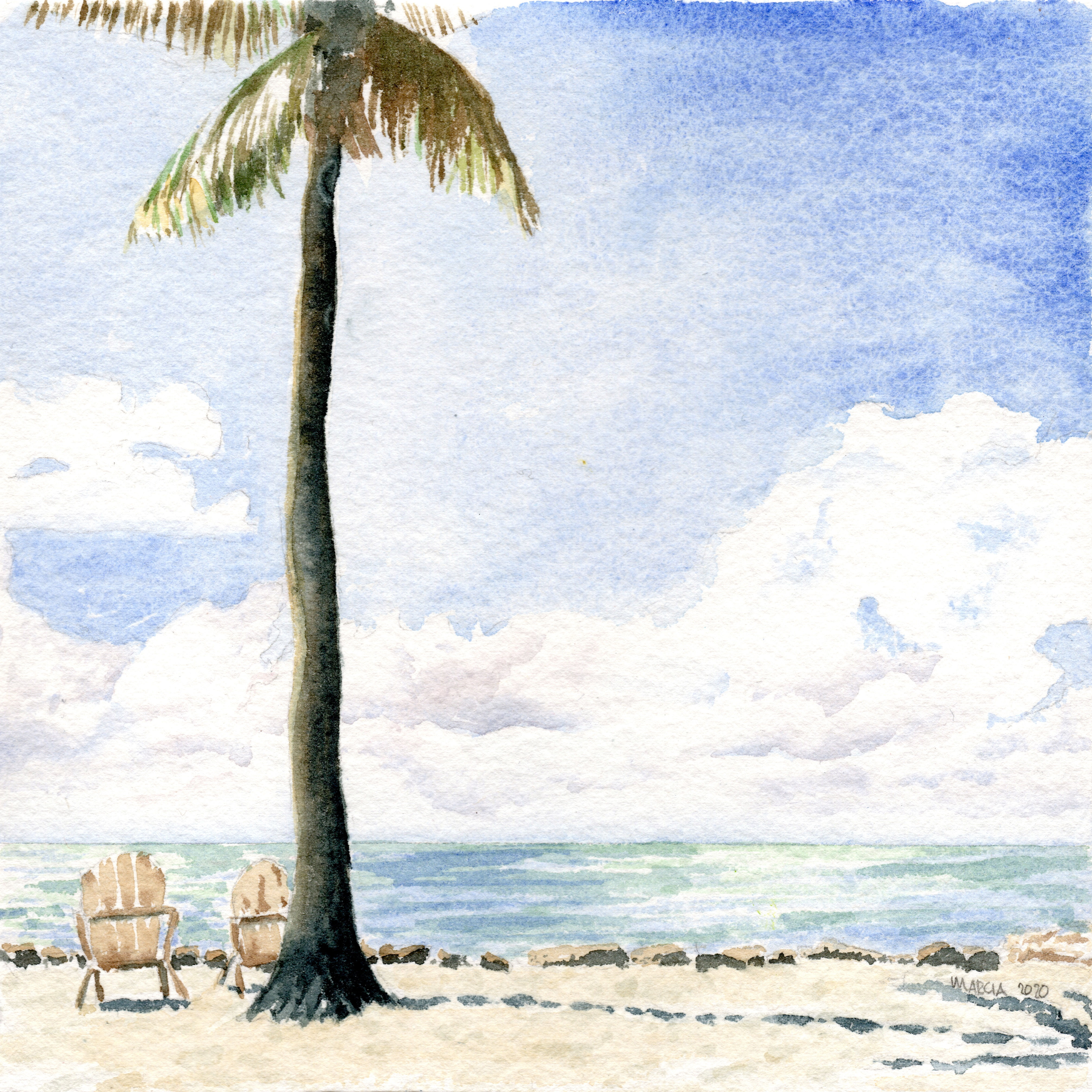 You Can Find Me Under A Palm Tree