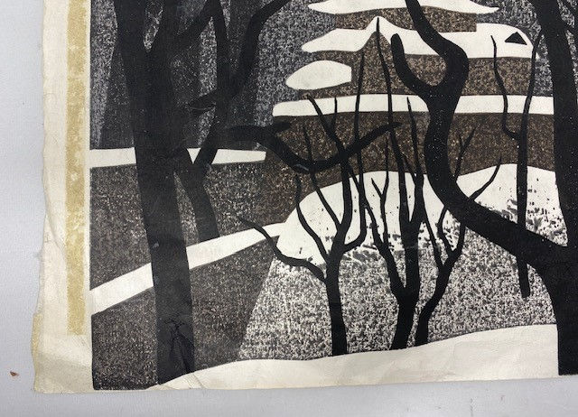 Thumbnail: Kiyoshi Saito : Winter in Tsuruga-jyo Aizu Wakamatsu