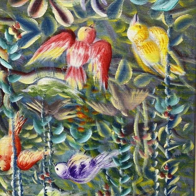 Thumbnail: Oil Paintings : 2 : Charles Dufranc : Bird Studies
