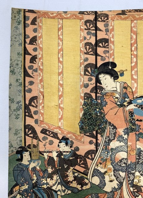 Thumbnail: Toyokuni III : Kunisada Utagawa : Twelve months of modern Genji