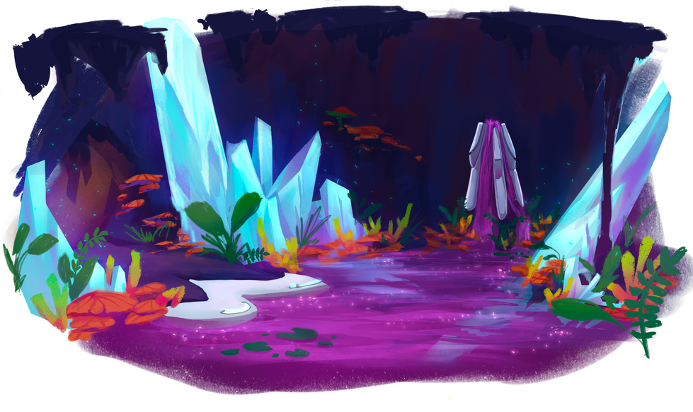 FOE - Cave Level Set Design