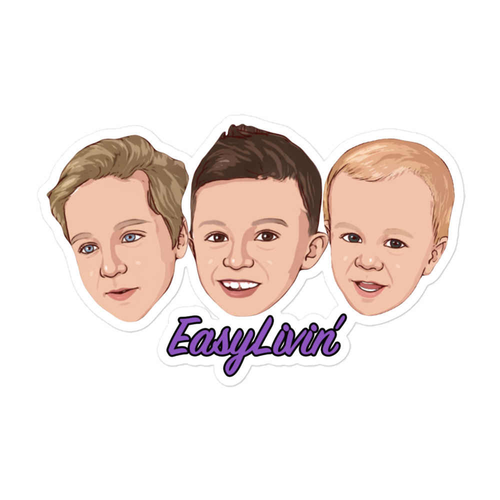 CUSTOM EasyLivin' kids - Sticker