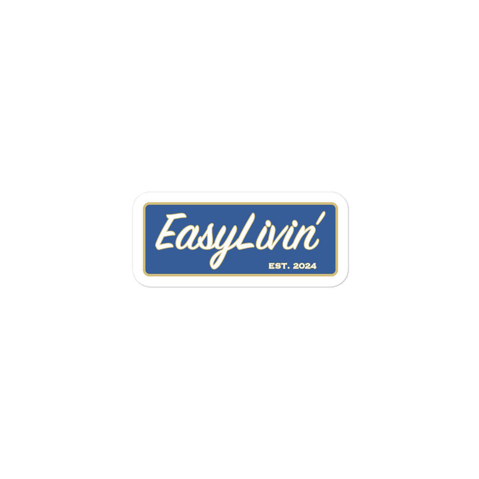 Classic EasyLivin' logo vinyl sticker