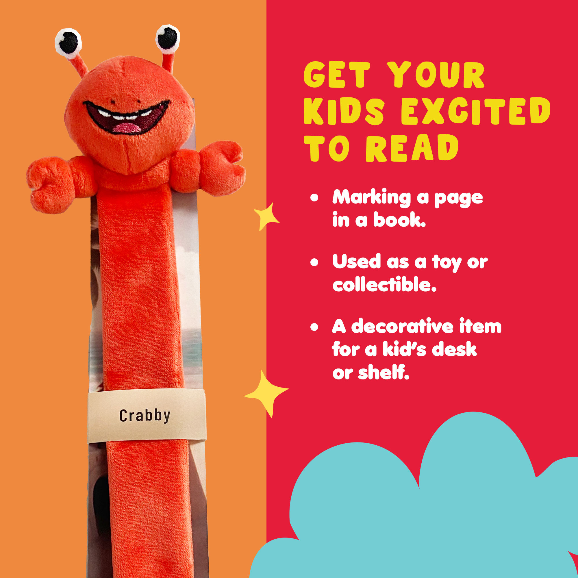 Crabby Bookmark