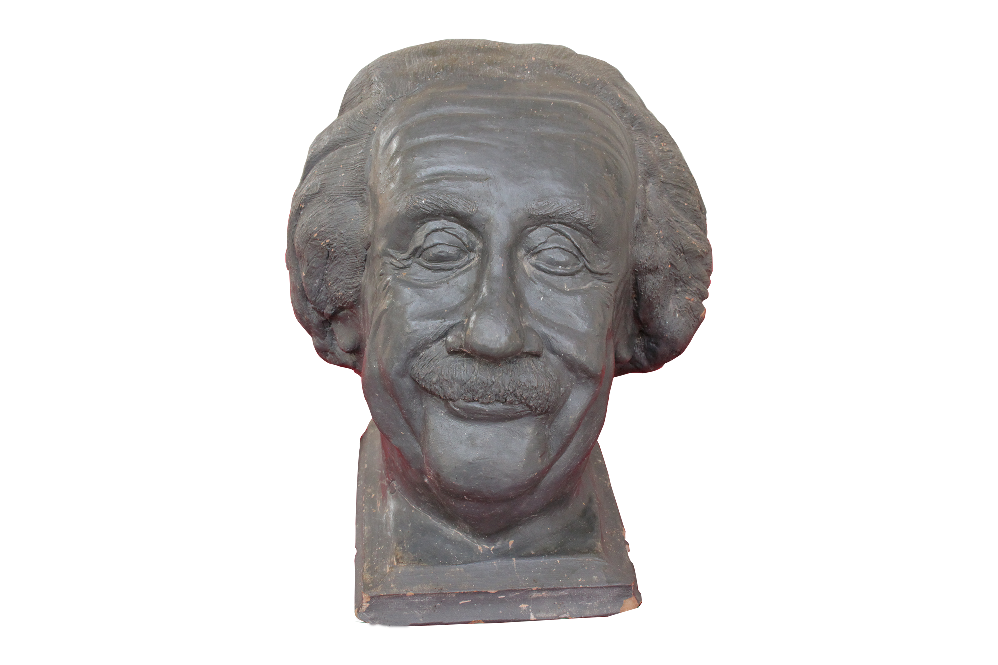 Albert Einstein (Cabeza en arcilla)