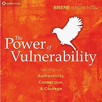 The picture of a book resource called "the power of Vulnerability"
