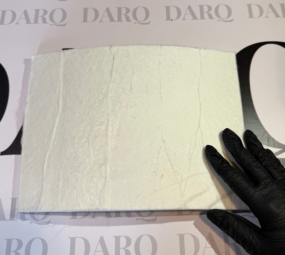 Nanoporous aerogel insulation blanket structure showing thin flexible insulation material