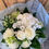 Miniature : Bouquet de saison blanc/ vert