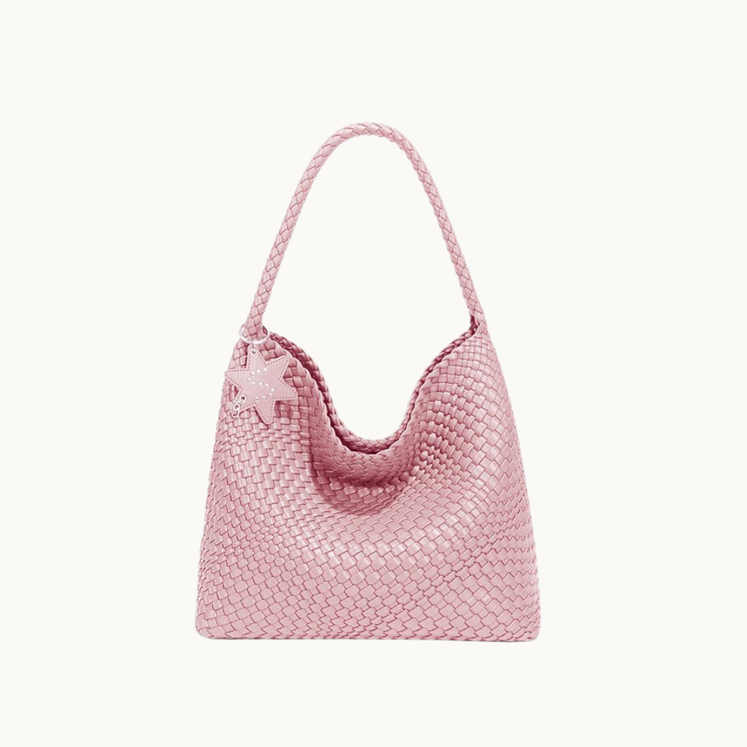 Milanetta Pink Slouchy Shoulder Bag