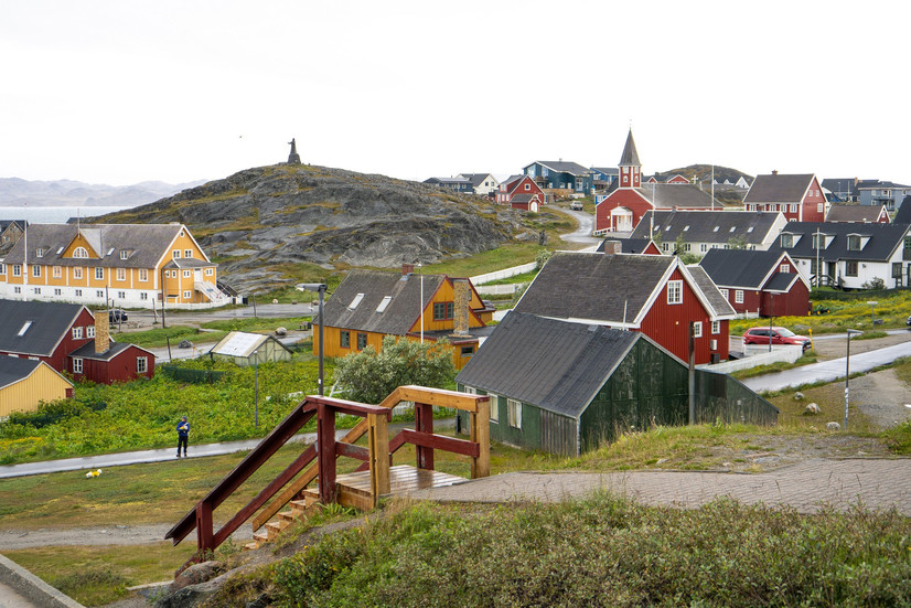 Colorful houses in Nuuk, Greenland