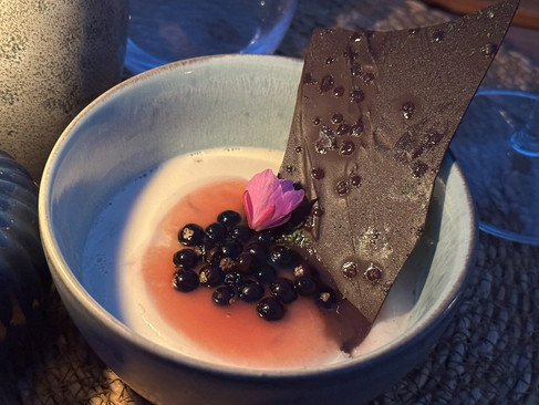 Dessert at our camp in Greenland