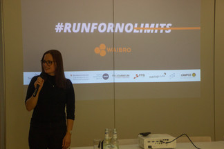 Katerina speaking at the kick-off event