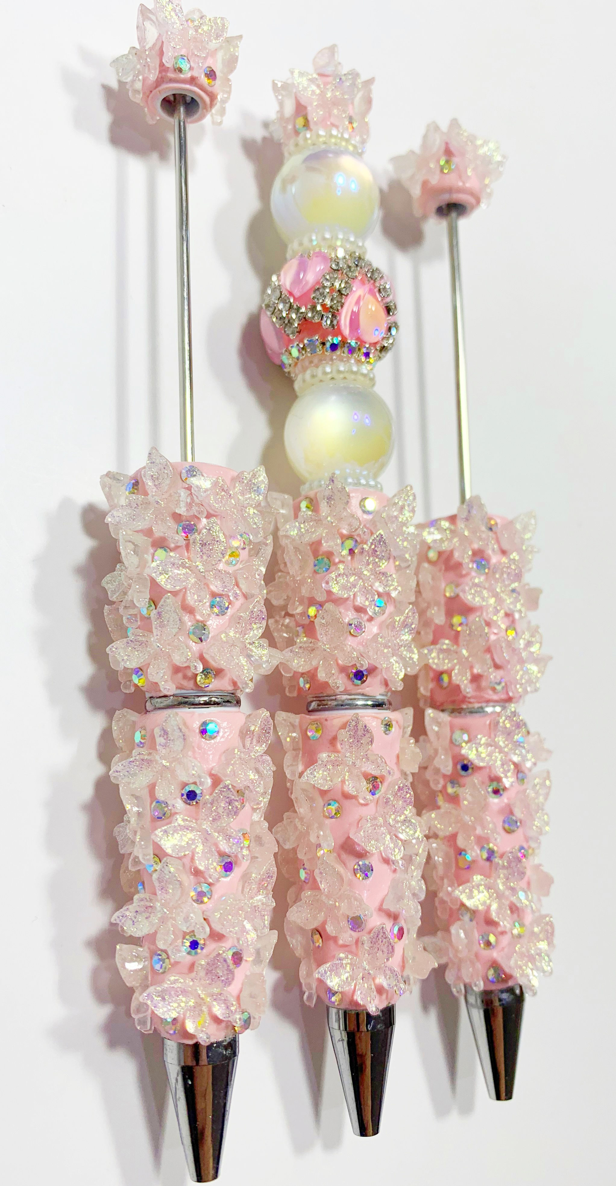 Elegant Pink Butterfly Pen