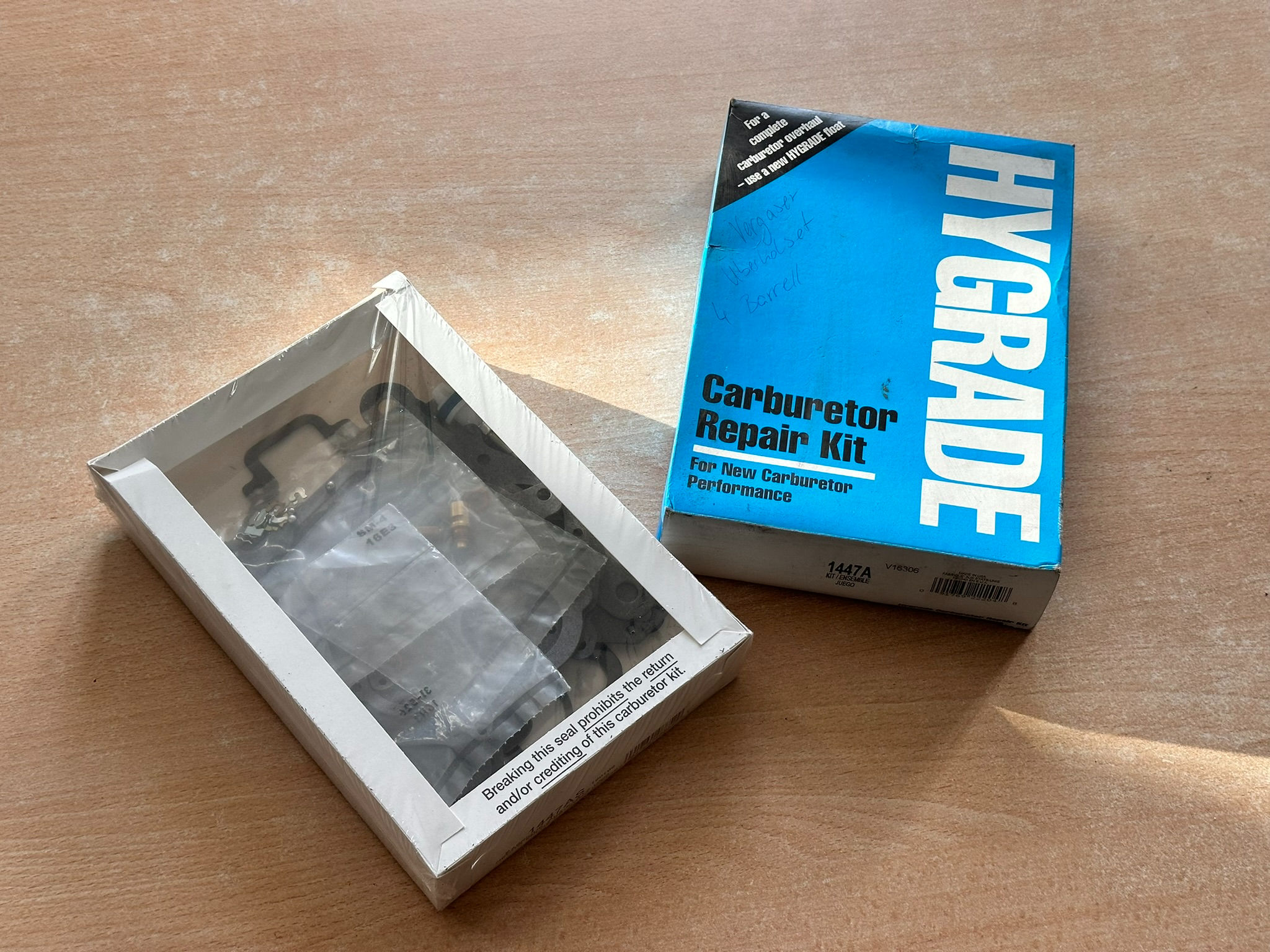 Vergaserüberholsatz Standard Motor Products - 1447A