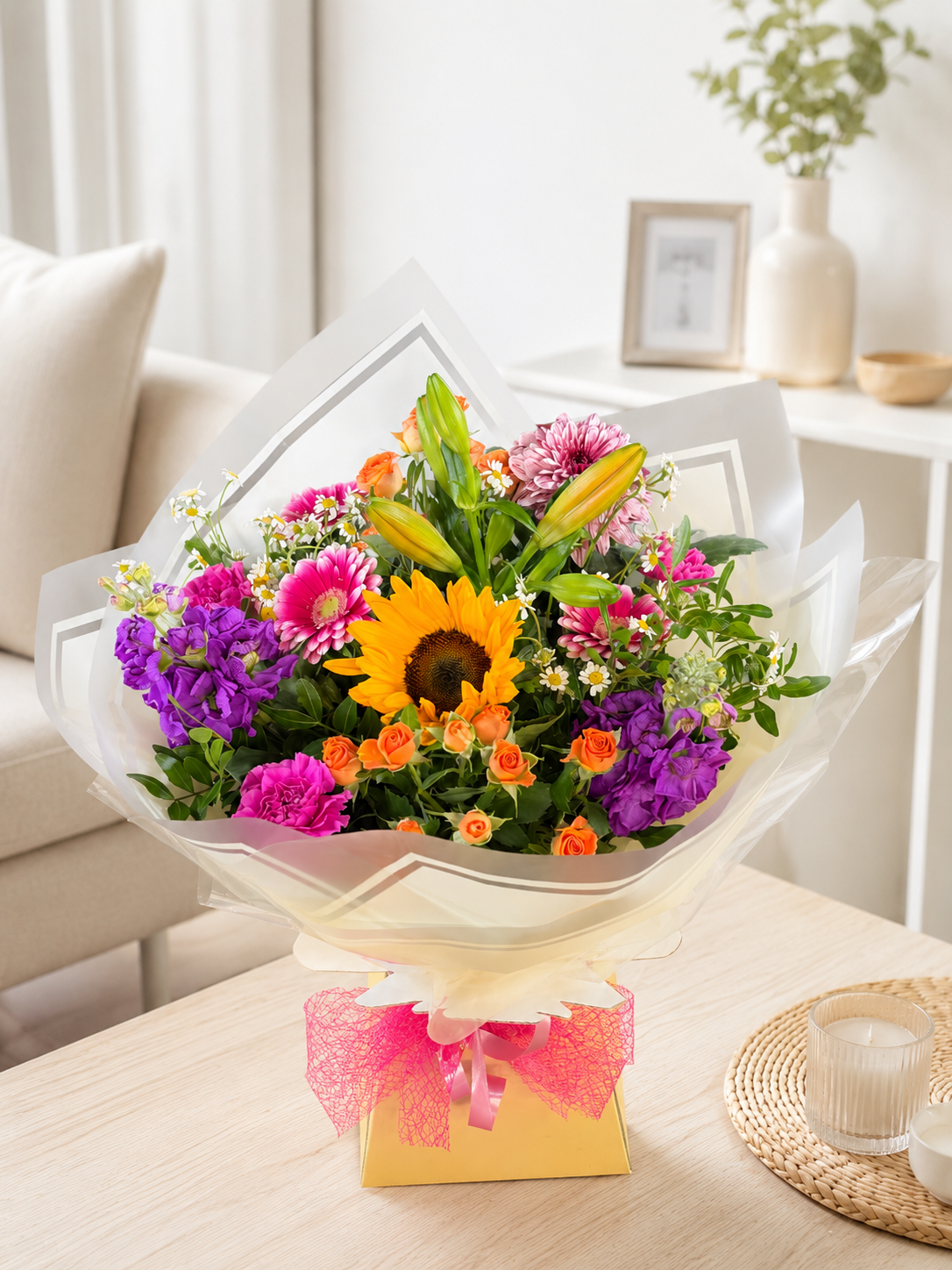 Bright Florist Choice Aqua