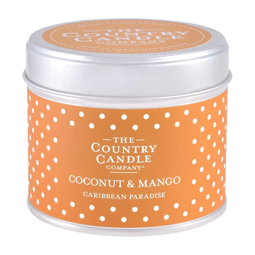The Country Candle - Sentiment Tin Candle - Coconut & Mango