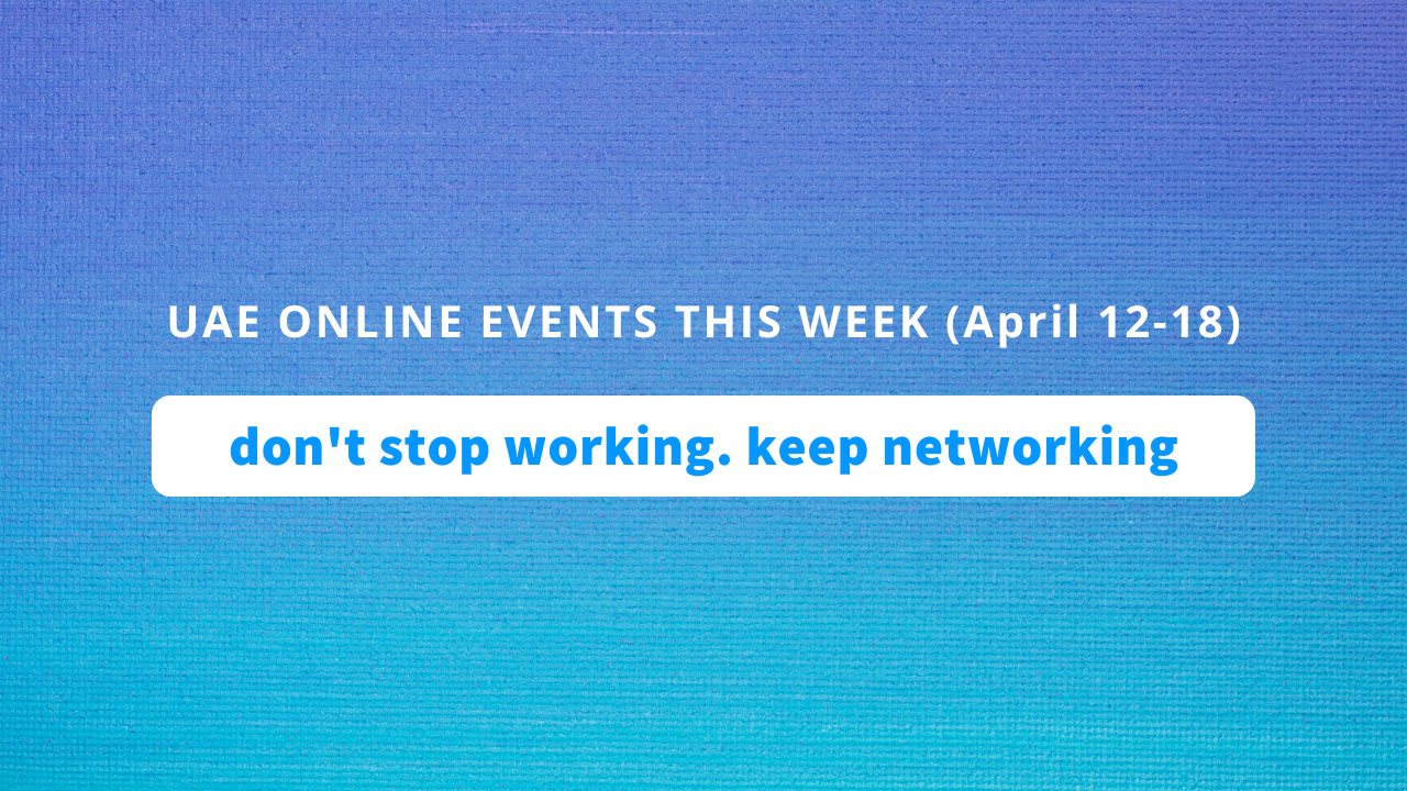 Online Business Events this Week (12-18 April, 2020)