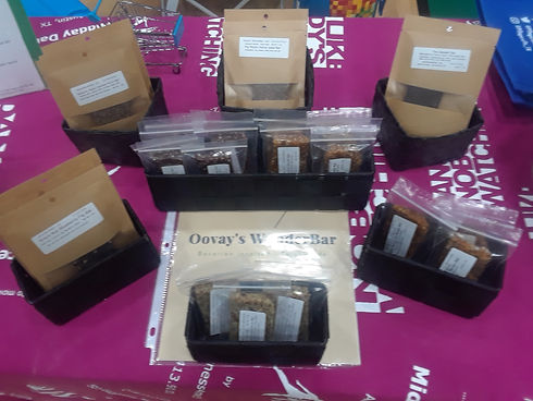 Oovay's WunderBar w wholesale packaging.
