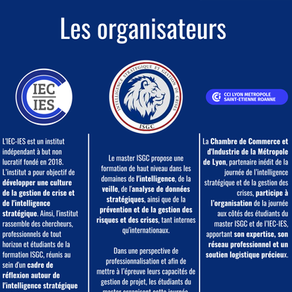 Breaking News ! Journée de l’Intelligence stratégique et de la gestion des crises 2025 - Les organisateurs. 
