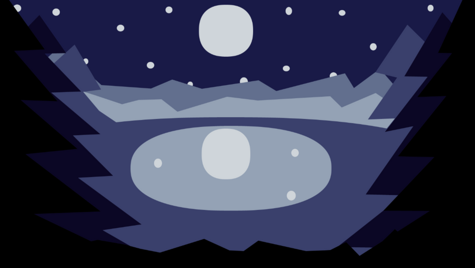 Moonlit Pond