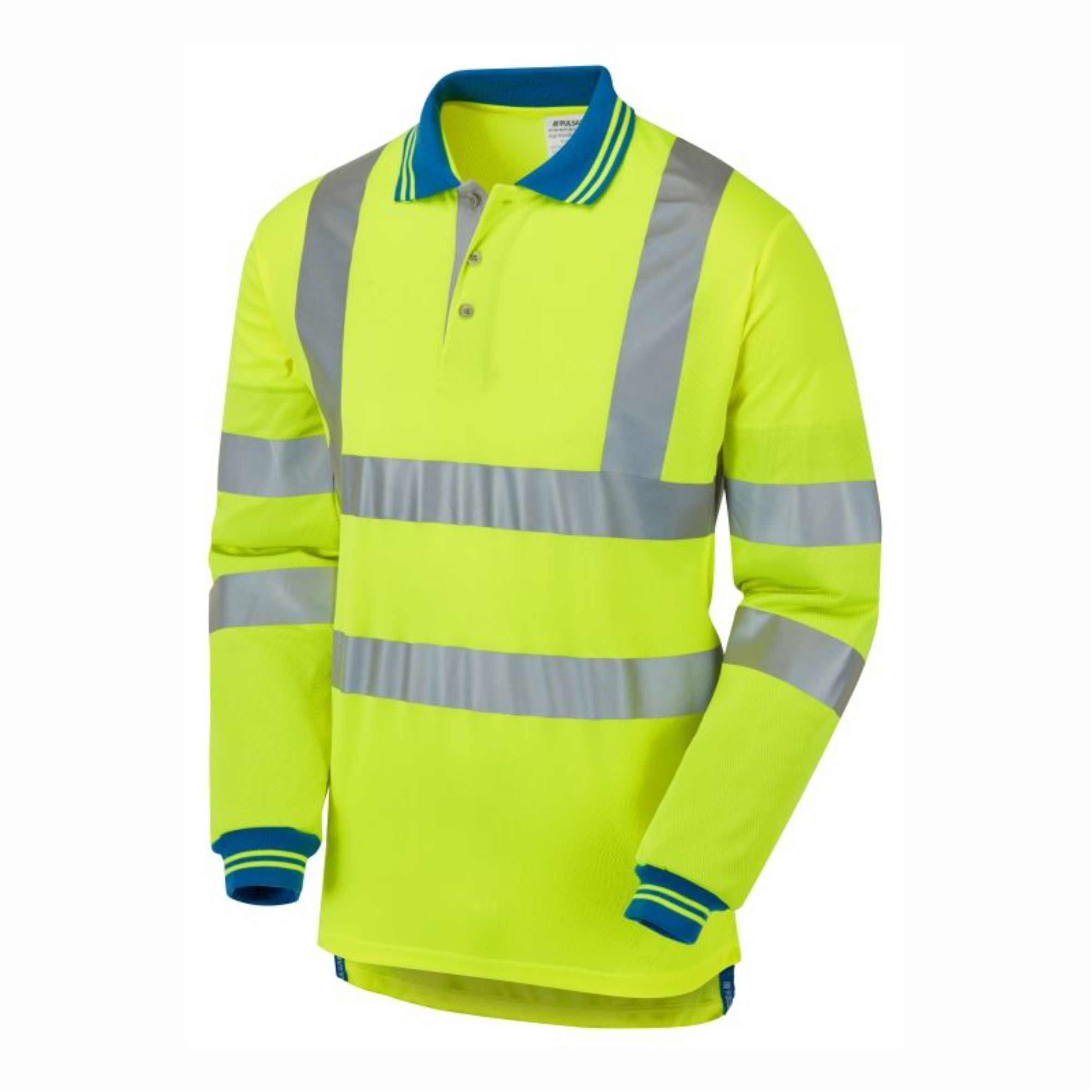 P458-CRS PULSAR® Protect HV Yellow Cut Resistant Polo Shirt