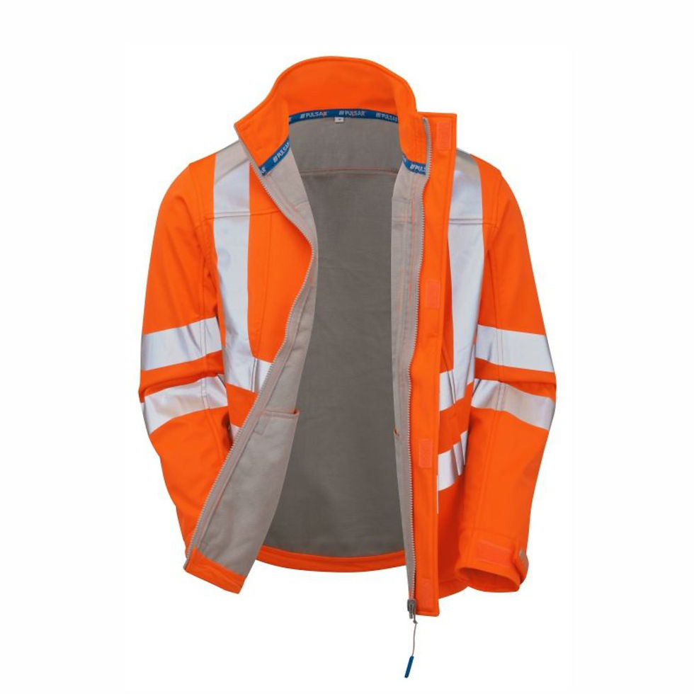 Thumbnail: PR535 PULSAR® HV Orange Interactive Softshell Jacket
