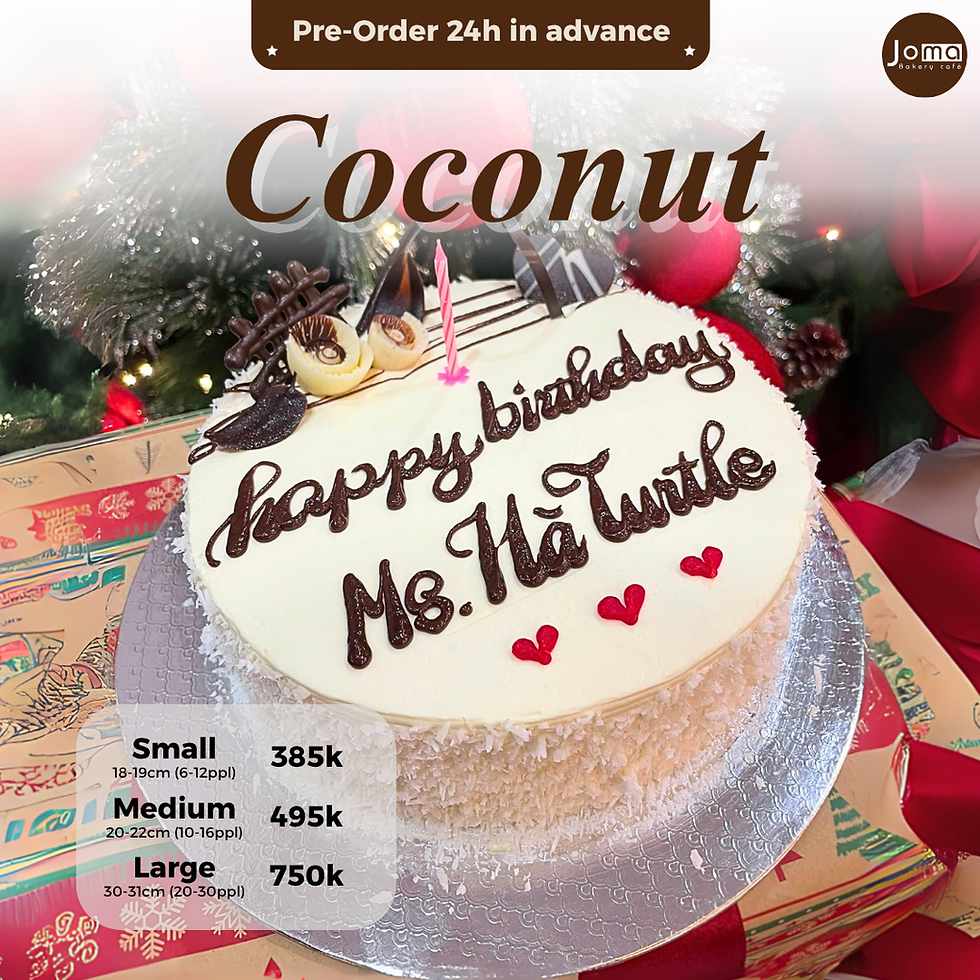 Joma's Signature Coconut Cake