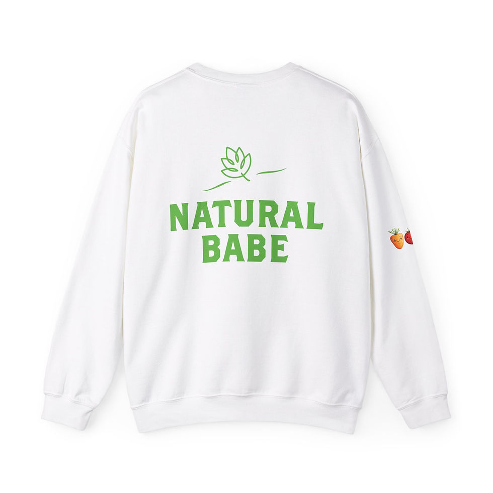Thumbnail: Natural Babe Heavy Blend™ Crewneck Sweatshirt