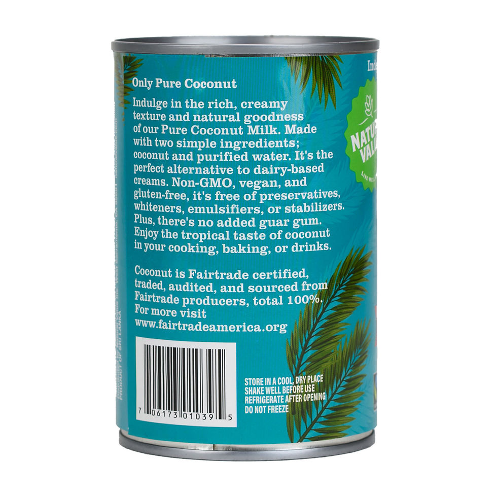 Thumbnail: Pure Coconut Milk Fairtrade 13.5oz