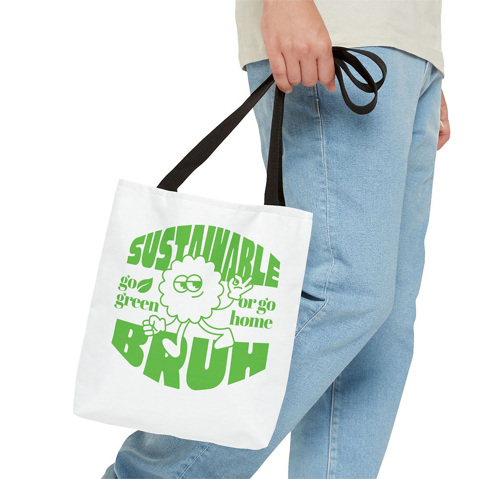 Thumbnail: Sustainable Bruh Tote Bag