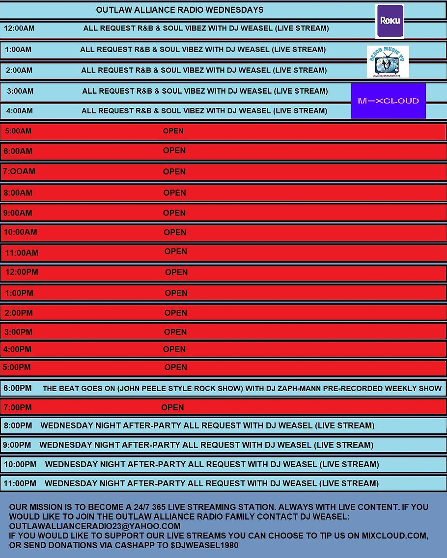 (4) Wednesdays Live Stream Schedule 10-2025.jpg