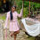Thumbnail: Pink Tweed Skirt Set 
