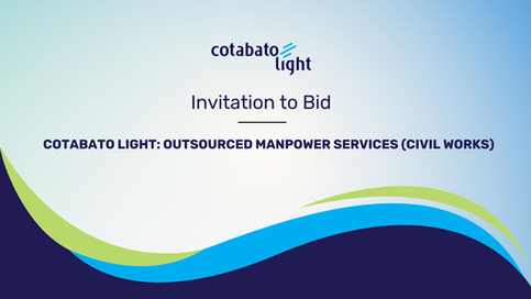  COTABATO LIGHT: OUTSOURCED MANPOWER SERVICES (CIVIL WORKS)