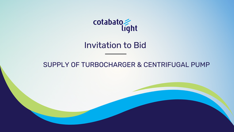 SUPPLY OF TURBOCHARGER & CENTRIFUGAL PUMP