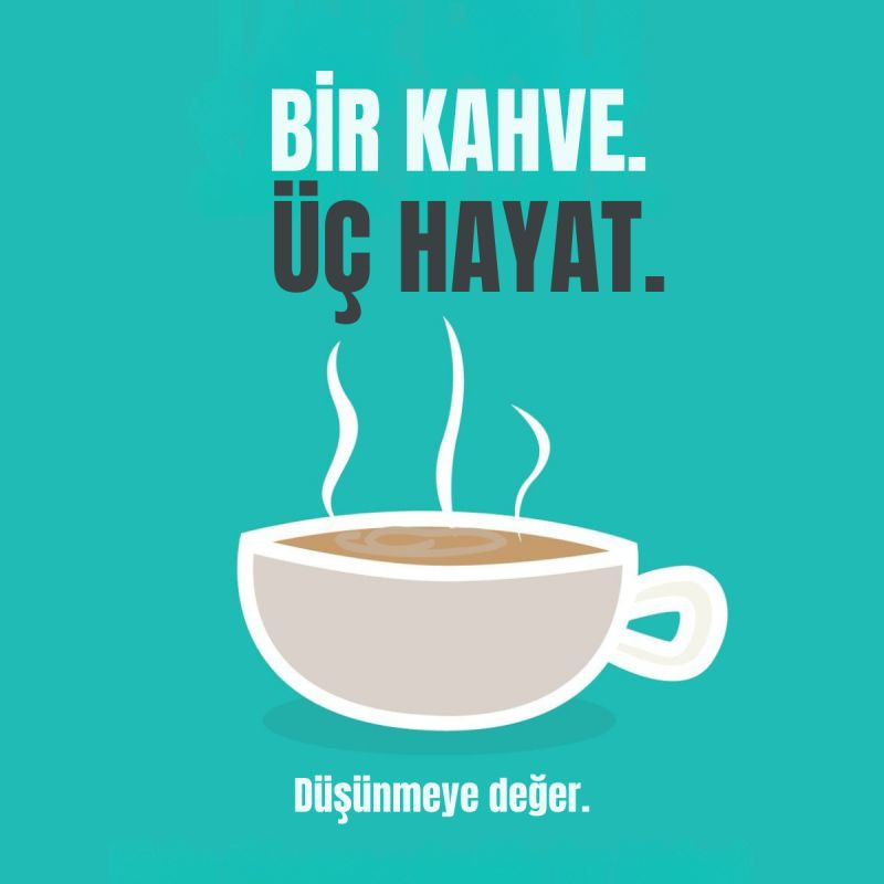 Bir kahve parasına üç hayat değiştirebilirsiniz. Seçim sizin.