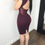 Thumbnail: Low Cut Backless Sexy Bodycon Dress