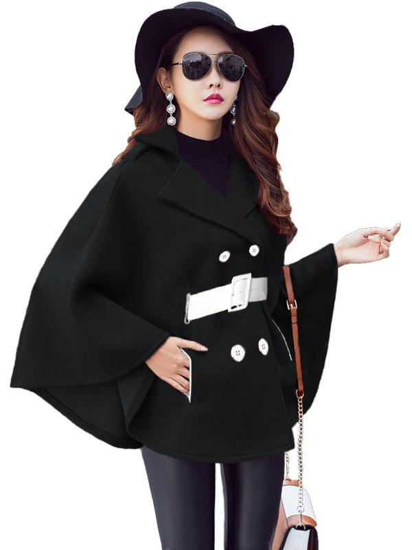 Thumbnail: Smart Waist Woolen Coat