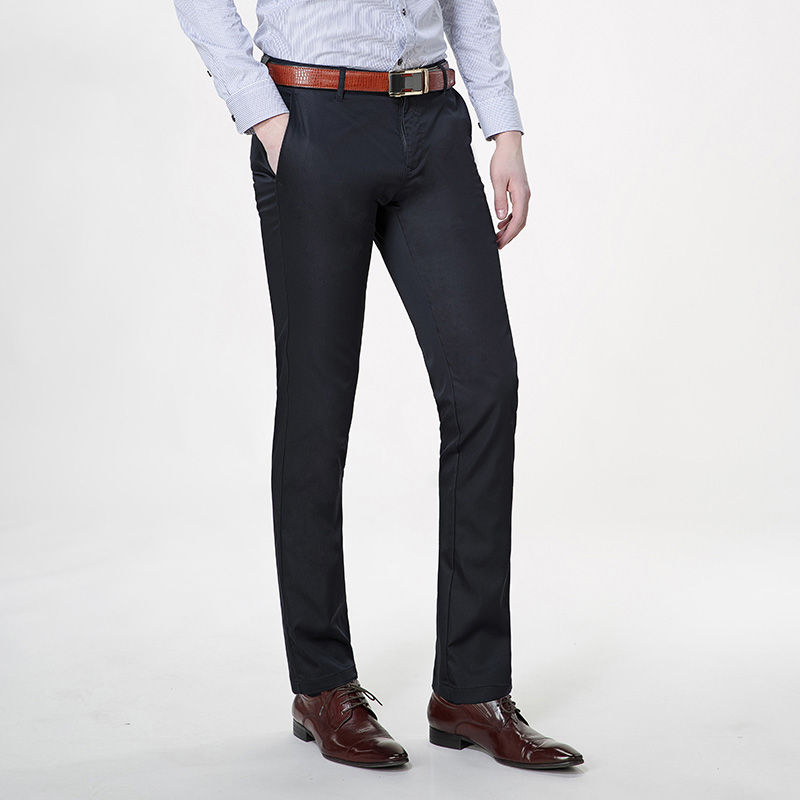 Straight Formal Business Cotton Men Pants