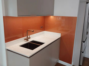Copper Glass Splashbacks