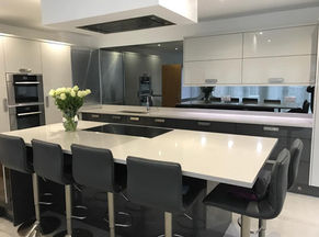 Grey Mirror Splashback