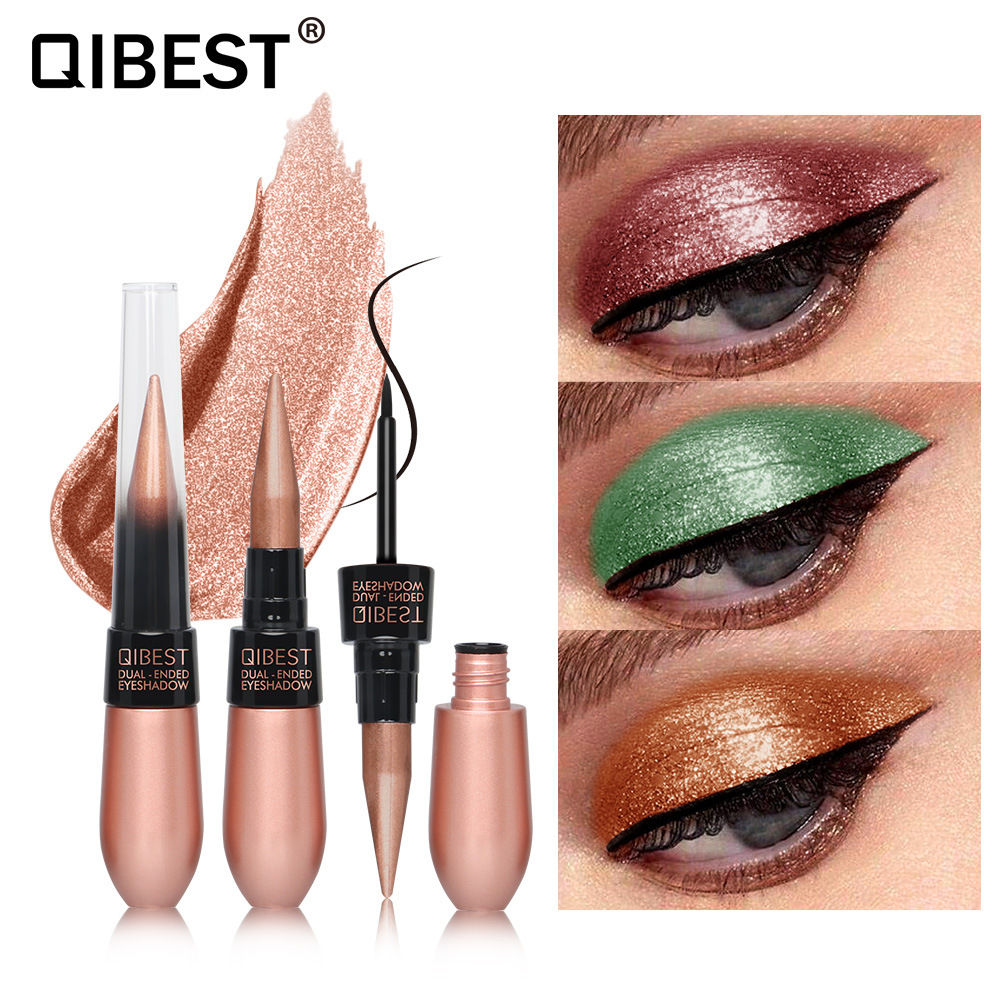 QIBEST Charm 2-in-1 Dual-Purpose Pen - Silky Eyeliner & Blendable Eyeshadow