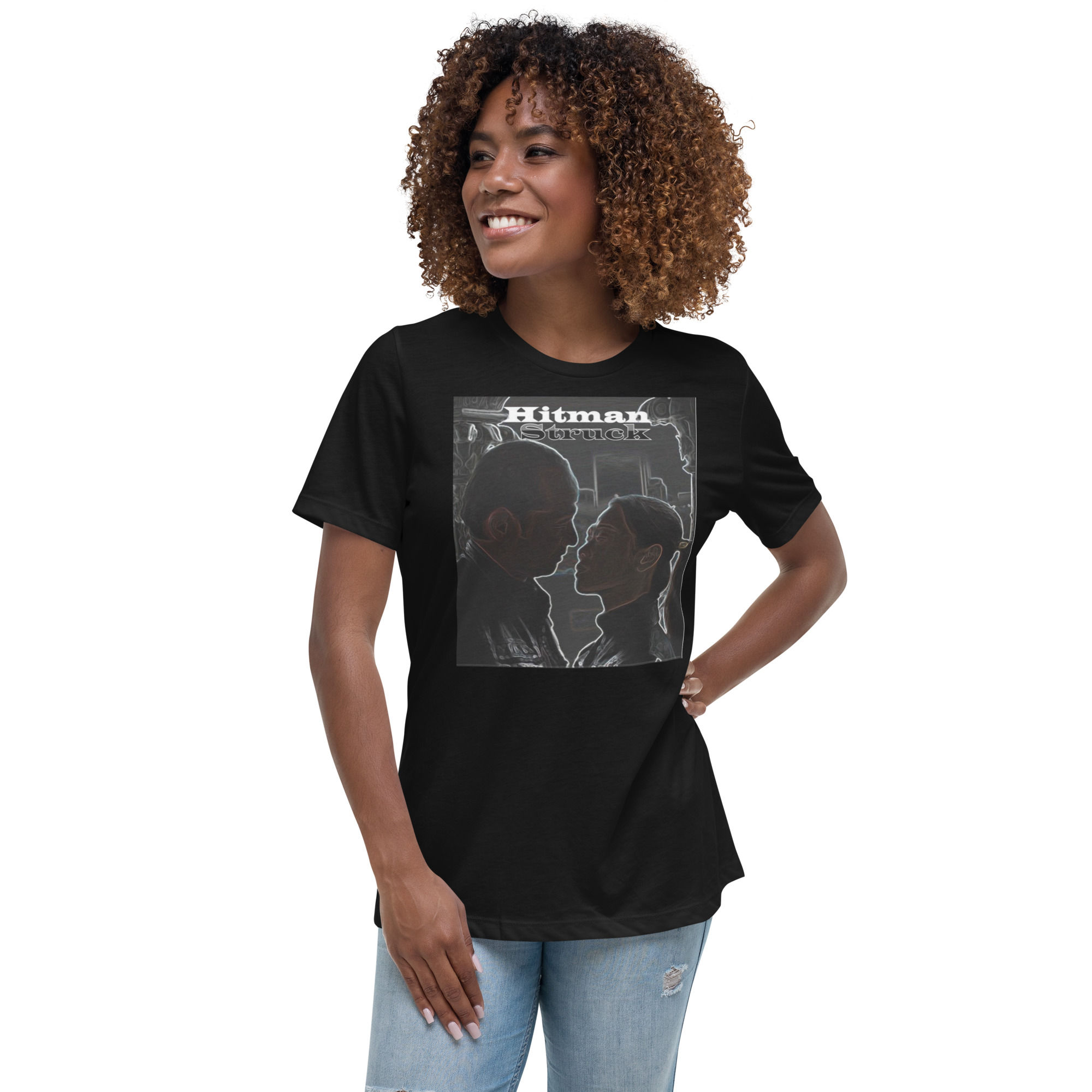 LING Women's Relaxed T-Shirt HITMAN STRUCK Episode 1