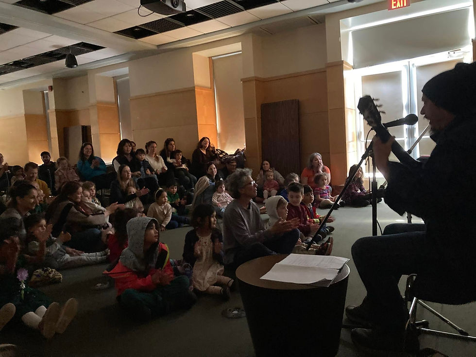 Live at Montclair Public Library. New Jersey, USA